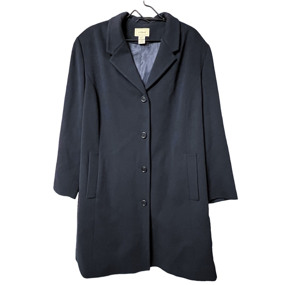 LL Bean Wool Cashmere Blend Women’s Coat
